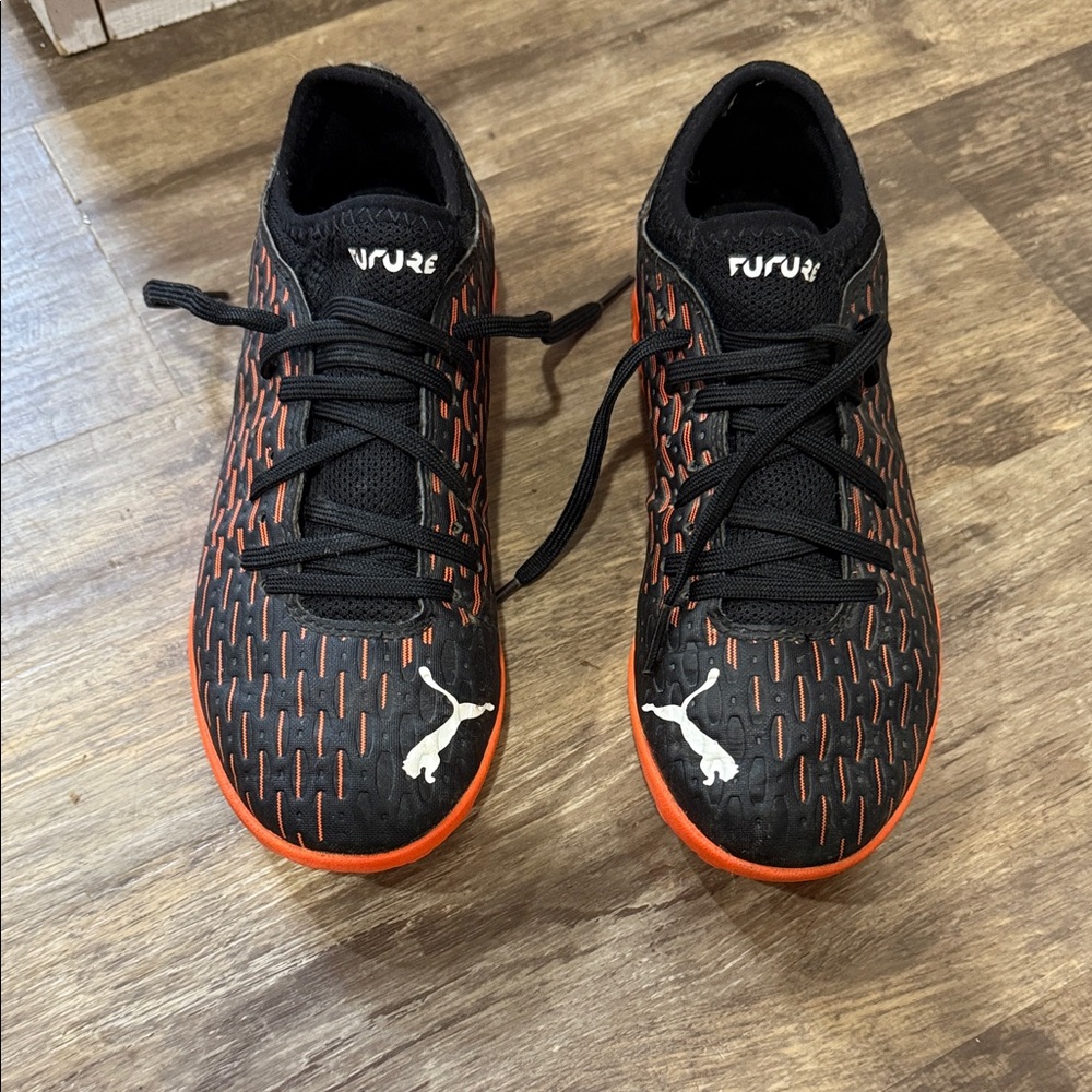 Puma Black and Orange Athletic shoes
